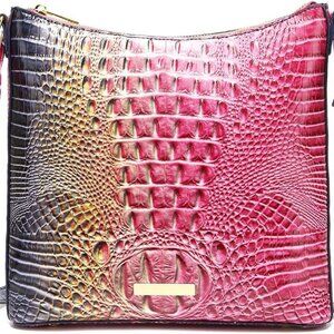 Shoulder Crocodile Flat Handbags for Women trendy Ladies Shoulder Bag Embossed P